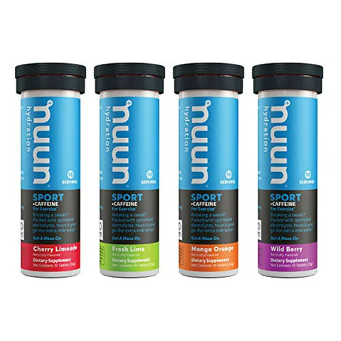 NUUN Sport Hydration + Caffeine - 10 Tablet Tube