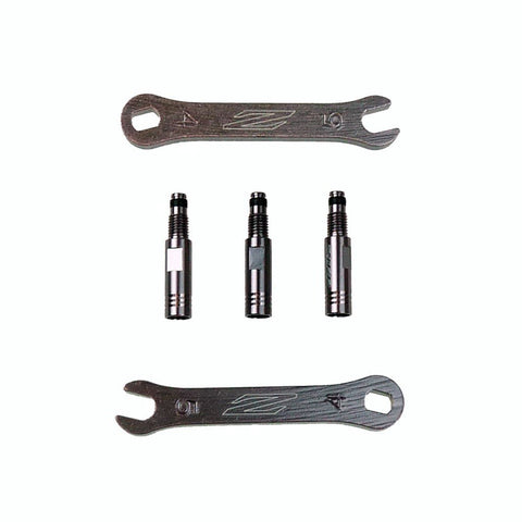 ZIPP Tangente Aluminum Valve Extender 303 (qty 3) and Valve Extender Wrench (qty 2) 27mm - Triathlon LAB