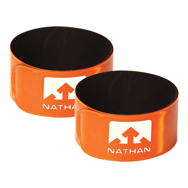 Nathan Reflex Reflective Snap Bands: Pair, Orange