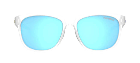 Swank, Satin Clear - Clarion Blue Polarized - Tifosi - Triathlon LAB